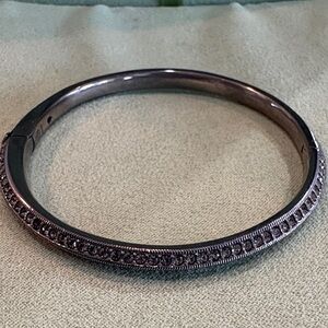 Brighton Intricate Silver and Crystal Bracelet